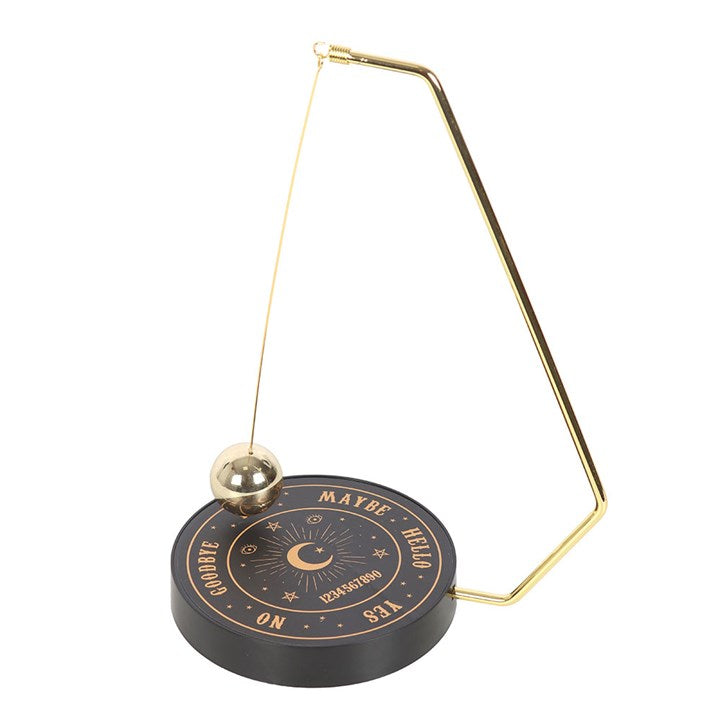 Talking Board Pendulum Decision Maker front black gold