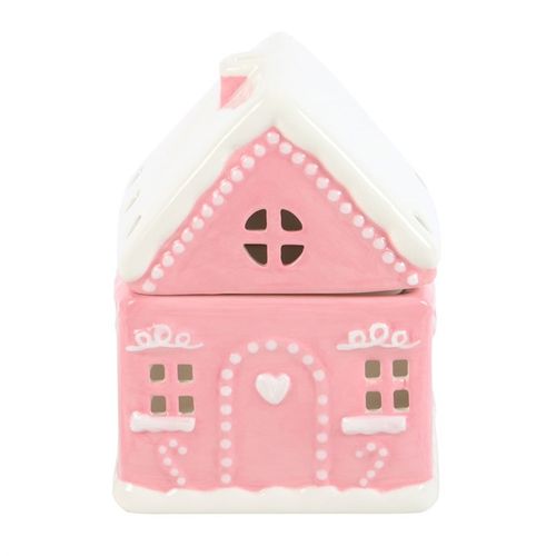 Pink Gingerbread House Oil Burner N/A