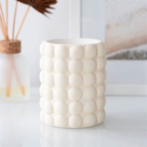 Cream Speckle Bubble Oil Burner N/A