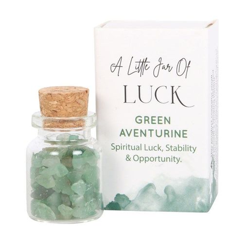 Jar of Luck Aventurine Crystal in a Matchbox N/A