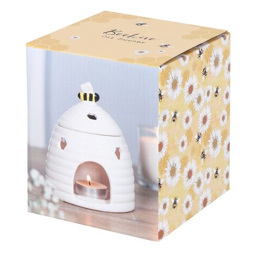 White Beehive Oil Burner N/A
