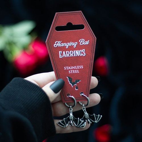 Hanging Bat Earrings N/A