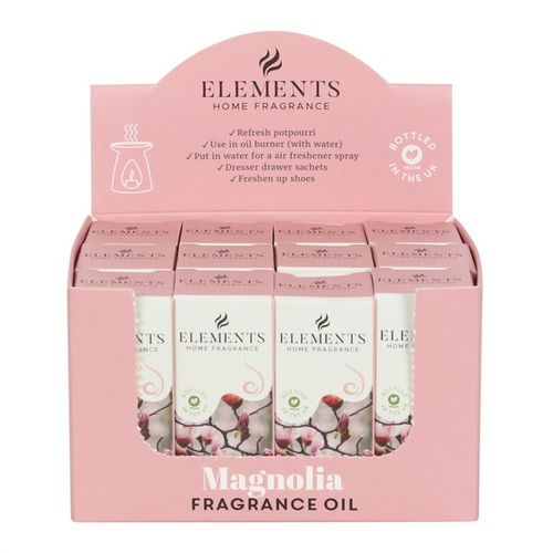 Set of 12 Elements Magnolia Fragrance Oils N/A