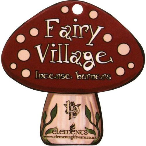 Red Smoking Toadstool Incense Cone Holder N/A
