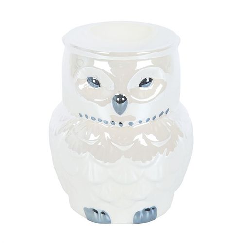 Owl Shaped Iridescent Oil Burner and Wax Warmer N/A