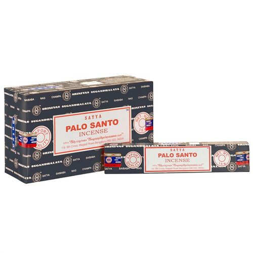 Set of 12 Packets of Palo Santo Incense Sticks by Satya N/A