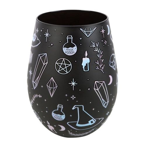 Crystal Witch Print Stemless Glass N/A