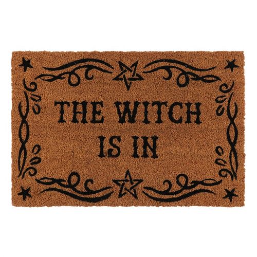 Natural The Witch Is In Doormat N/A