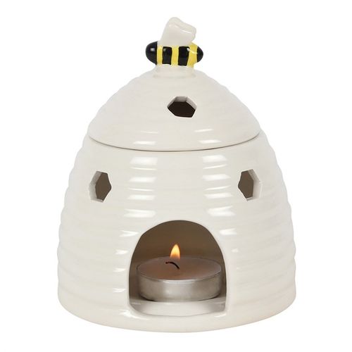 White Beehive Oil Burner N/A