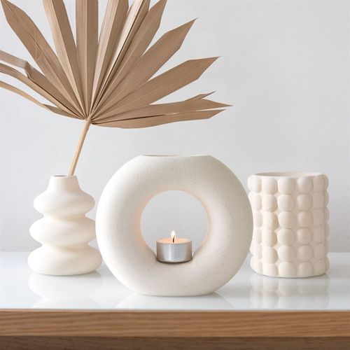 Cream Speckle Bubble Oil Burner N/A